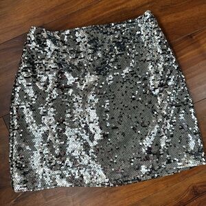 Urban Outfitters Sequin Mini Skirt